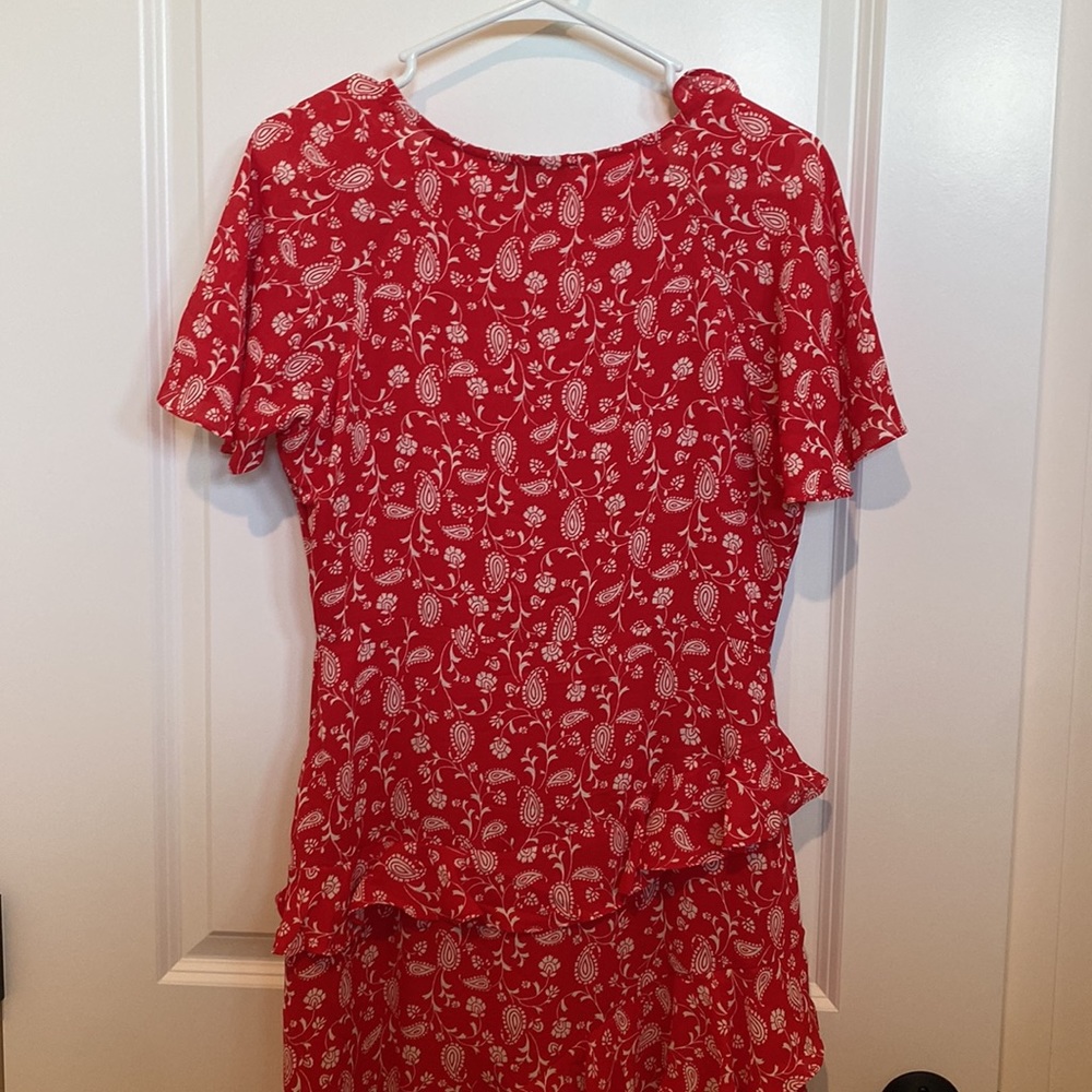 Ruffle Red Dress - Picture 4 of 4
